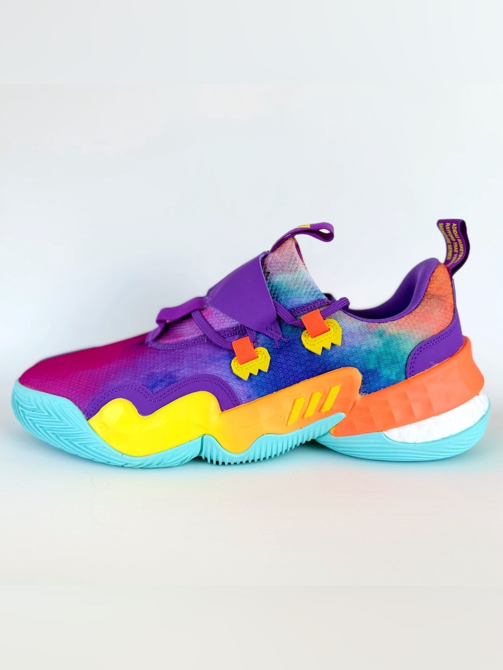 Adidas Trae Young Signature 1 Tie Dye Basketball Shoes Mens 13 Sneakers HR1607